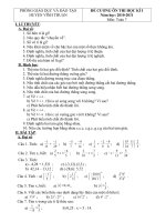 Đề cương Toán 7