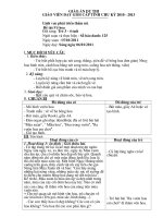 Gián án giao an du thi GVDG Tinh