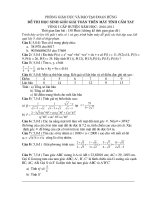 Đề thi casio năm 2010-2011