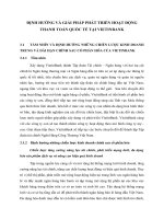 ĐỊNH HƯỚNG VÀ GIẢI PHÁP PHÁT TRIỂN HOẠT ĐỘNG THANH TOÁN QUỐC TẾ TẠI VIETINBANK