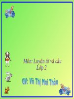 Bài giảng từ chỉ tính chất