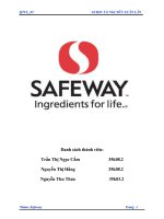 chiến lược của công ty safeway từ 2000-2010