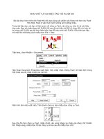 Nhập chữ và tạo hiệu ứng với Flash MX phần 1