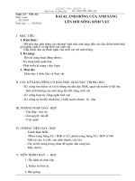 Gián án Bai 42. Anh huong cua anh sang len doi song sinh vat