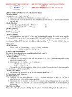 Bài giảng ĐỀ THI ĐH-CĐ NĂM 2011 SỐ 2