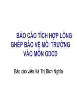 bao cao tich hop bao ve moi truong