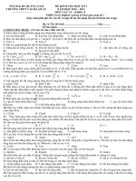 Bài soạn De KT ki 1 K12 2010-2011