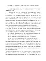 GIỚI THIỆU KHÁI QUÁT VỀ NGÂN HÀNG ĐẦU TƯ VÀ PHÁT TRIỂN