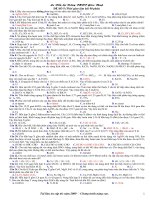 Bài soạn Đề hóa hay