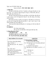 Tiết 53, 54 ôn tập học kỳ I Số học 6 CHUẨN