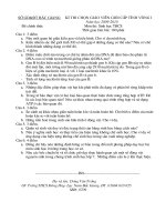 Đề thi GVG Tỉnh BG