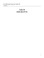 Bài soạn GIAO AN 3 TUAN 22 MP