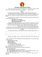 Tài liệu Chương trình Đại hội Chi đội