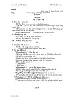 Bài soạn GA lớp 1 tuần 4 - Song