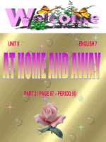 Bài soạn unit 9 - part 2