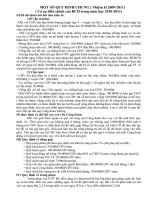 Quy định chế độ thăm hỏi