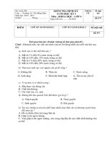 Bài soạn KHOA HỌC CKI 10-11