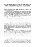 Một số ý kiến góp phần hoàn thiện kế toán chi phí sản xuất và tính giá thành sản phẩm tại Công ty Xây dựng và Phát triển Nông Thôn 9