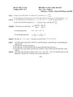 Đê kiem tra HKI Khối 12 năm 2010( Mới nhất)