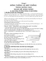 Quan hệ song song trong không gian