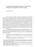 Protecting the polar marine environment - interplay of regulatory frameworks