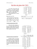 Một số mạch-vi mạch cần cho Robot .chương 8 .Bộ đếm nhị phân 4bit