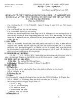 kế hoạch tổ chức các hội thi 20-11