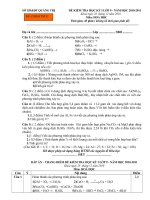 Bài giảng ĐỀ HÓA HK I (2010-2011)