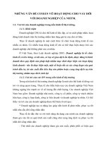 NHỮNG VẤ́N ĐỀ CƠ BẢN VỀ̀ HOẠT ĐỘNG CHO VAY ĐỐ́I VỚI DOANH NGHIỆP CỦ̉A NHTM