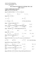 de cuong ontap toan 7( trac nghiem + tu luan)