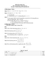 Đê kiem tra HKI Khối 10 năm 2010( Zip)