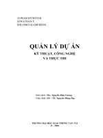 Construction project management   ky thuat, cong nghe va thuc thi