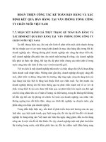 HOÀN THIỆN CÔNG TÁC KẾ TOÁN BÁN HÀNG VÀ XÁC ĐỊNH KẾT QUẢ BÁN HÀNG TẠI VĂN PHÒNG TỔNG CÔNG TY CHĂN NUÔI VIỆT NAM