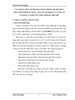 VẬN DỤNG MỘT SỐ PHƯƠNG PHÁP THỐNG KÊ ĐỂ PHÂN TÍCH TÌNH HÌNH SỬ DỤNG TÀI SẢN CỐ ĐỊNH CỦA CÔNG TY CỔ PHẦN CƠ KHÍ YÊN THỌ THỜI KỲ 2004-2007