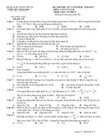 BO DE THI THU HKI-VLI12 2010