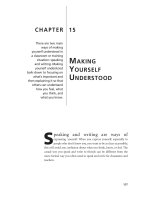 Making Yourself Understood