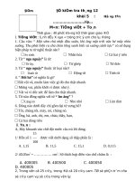 DE THANG 12 TOAN + TV LOP 5