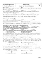 đề thi thử HK 1 2010