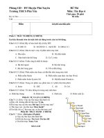 Tài liệu KT tin 6 co dap an-de 1
