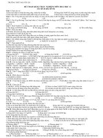 ĐỀ THAM KHẢO TRẮC NGHIỆM MÔN HOÁ HỌC 12