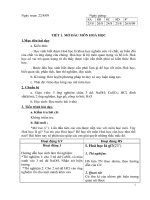 Bài soạn Hóa 8 chuân nhất 2011