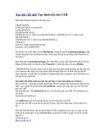 Bài soạn Tạo biểu tượng đẹp cho USB