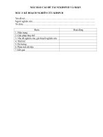 Tài liệu Mẫu đề tài NCKHSP ứng dụng 2