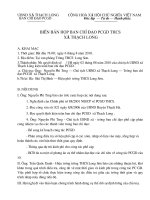 Bài giảng Biên bản chỉ đạo PCGD MN-TH-TrH năm 2010