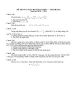 Đề thi GVG Huyện Bá Thước - Thanh Hoá (10-11)