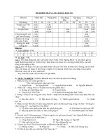 Đề kiểm tra 9 có đáp án và ma trận