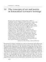 The concepts of art and poetry in Emmanuel Levinas’s writings