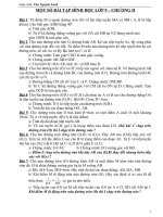 MỘT SỐ BÀI TẬP CHƯƠNG II - HÌNH HỌC 9