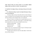 THỰC TRẠNG CÔNG TÁC TIỀN LƯƠNG VÀ CÁC KHOẢN TRÍCH THEO LƯƠNG TẠI CÔNG TY CPTM V À DL HOÀNG GIA