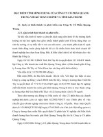 ĐẶC ĐIỂM TÌNH HÌNH CHUNG CỦA CÔNG TY CỔ PHẦN QUANG TRUNG VỚI KẾ TOÁN CHI PHÍ VÀ TÍNH GIÁ THÀNH